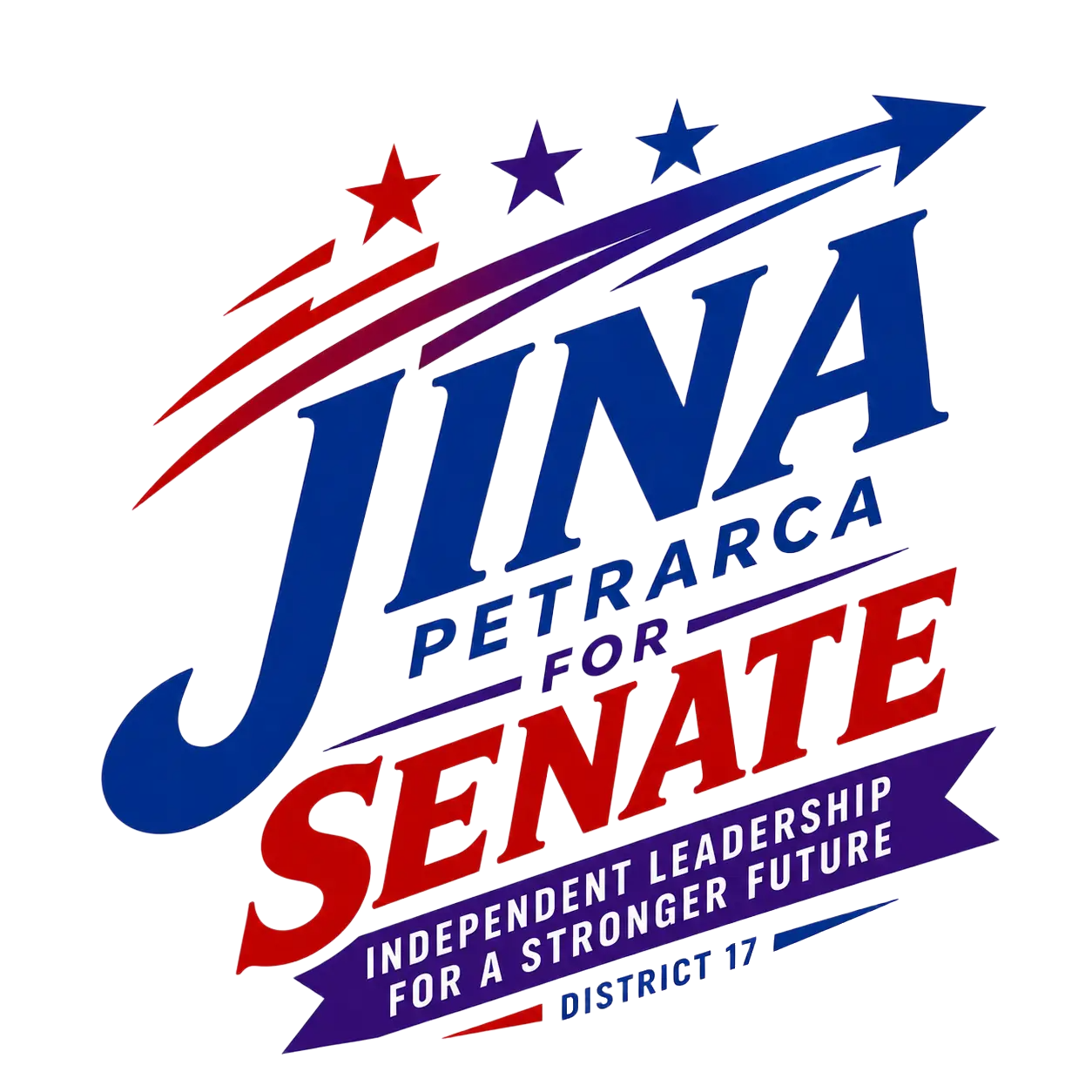 Jina for Senate logo